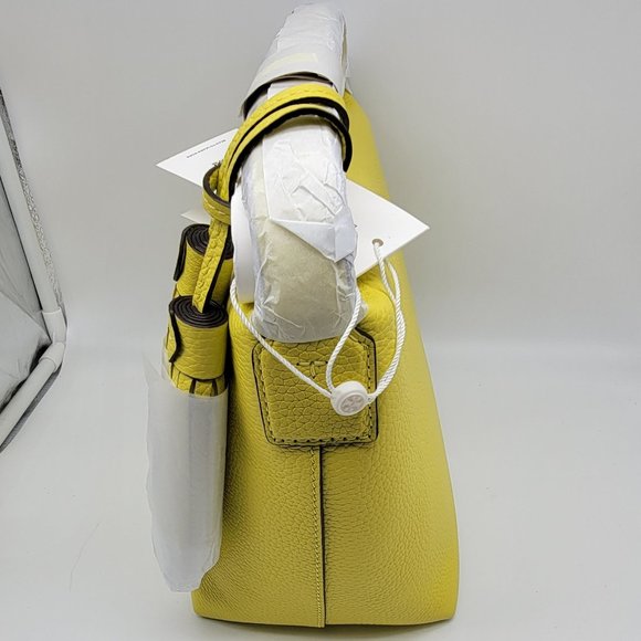 Tory Burch Thea Small Hobo Candula Yellow - Picture 4 of 9